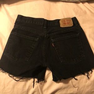 Vintage Levi’s 550 high waisted shorts